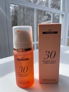 Menokin 30 Seconds Quick Bubble Mask - Orange Collagen Lift